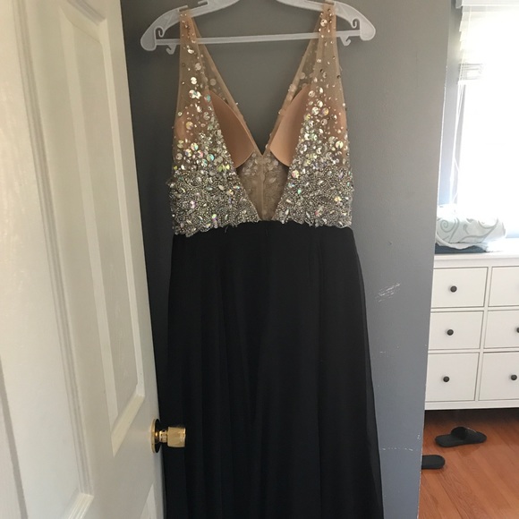 Black Prom Dress - Picture 2 of 3